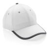 Impact AWARE™ Brushed rcotton 6 panel contrast cap 280gr White | No Branding | not available | not available | not available