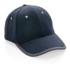 Impact AWARE™ Brushed rcotton 6 panel contrast cap 280gr navy | No Branding | not available | not available | not available