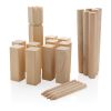Wooden kubb set brown | No Branding | not available | not available