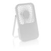 Aervina RCS recycled plastic re-chargeable desk fan White | No Branding | not available | not available