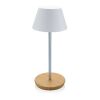 Pure Glow RCS usb-rechargeable recycled plastic table lamp White | No Branding | not available | not available