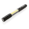 Large telescopic light with COB black | No Branding | not available | not available