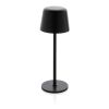 Zenic RCS recycled plastic USB re-chargable table lamp black | No Branding | not available | not available