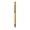 Slim bamboo pen brown-silver | No Branding | not available | not available