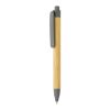 FSC®write responsible recycled paper barrel pen Charcoal Grey | No Branding | not available | not available