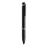 Swiss peak OSLO recycled stainless steel deluxe pen black