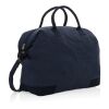 Kezar AWARE™ 500 gsm recycled canvas deluxe weekend bag navy