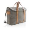Canvas laptop bag PVC free grey | No Branding | not available | not available | not available
