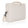 Laluka AWARE™ recycled cotton 15.4 inch laptop bag white | No Branding | not available | not available | not available