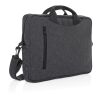Laluka AWARE™ recycled cotton 15.4 inch laptop bag anthracite | No Branding | not available | not available | not available