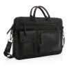 Swiss Peak GRS recycled PU 14 inch laptop bag black | No Branding | not available | not available