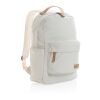 Impact AWARE™ 16 oz. recycled canvas backpack white