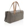 Canvas travel/weekend bag PVC free grey | No Branding | not available | not available | not available