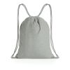 Impact AWARE™ Recycled cotton drawstring backpack 145g grey | No Branding | not available | not available | not available