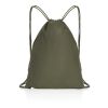 Impact AWARE™ Recycled cotton drawstring backpack 145g green | No Branding | not available | not available | not available