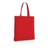 Impact AWARE™ Recycled cotton tote w/bottom 145g red | No Branding | not available | not available | not available