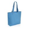 Impact Aware™ 240 gsm rcanvas shopper w/pocket blue | No Branding | not available | not available | not available