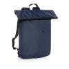 Dillon AWARE™ RPET lighweight foldable backpack navy | No Branding | not available | not available | not available
