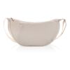 Crescent XL AWARE™ RPET half moon sling bag grey | No Branding | not available | not available | not available