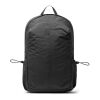 KENTO URBAN RCS recycled nylon 15.6 inch Backpack with front black | No Branding | not available | not available