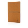 A5 recycled leather notebook brown | No Branding | not available | not available