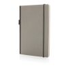 A5 FSC® deluxe hardcover notebook grey | No Branding | not available | not available
