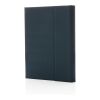 Impact Aware™ A5 notebook with magnetic closure navy | No Branding | not available | not available