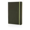 GRS certified RPET A5 notebook green-green | No Branding | not available | not available