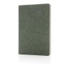 Phrase GRS certified recycled felt A5 notebook green | No Branding | not available | not available