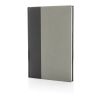 Words GRS certified RPET & Kraft A5 notebook grey | No Branding | not available | not available