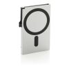 Standard aluminium RFID magnetic phone cardholder silver | No Branding | not available | not available