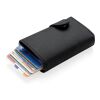 Standard aluminium RFID cardholder with PU wallet black | No Branding | not available | not available