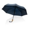 "21"" Impact AWARE™ RPET 190T bamboo auto open/close umbrell navy | No Branding | not available | not available