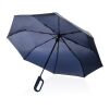 Yara 21" AWARE™ RPET solid colour umbrella with carabiner navy | No Branding | not available | not available
