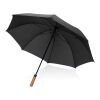 Tony  Aware™ RPET 30 inch acacia auto open umbrella black | No Branding | not available | not available