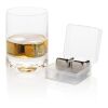 Re-usable stainless steel ice cubes 4pc silver | No Branding | not available | not available