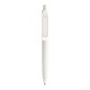 Prodir QS01 push ballpoint pen matt white | Without Branding | Black