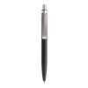 Prodir QS03 push ballpoint pen matt with metal clip black-silver | Without Branding | Black