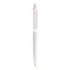 Prodir QS20 push ballpoint pen matt white | Without Branding | Black