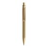 Prodir QS50 push ballpoint pen Stone with metal clip gold-gold | Without Branding | Black
