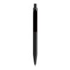 Prodir QS50 push ballpoint pen Soft Touch black | Without Branding | Black