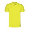 Monzha short sleeve men's sports polo Standard | Fluor Yellow | roly-M | No Branding | not available | not available | not available