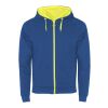 Fuji unisex sweat jacket Standard | Royal blue-Fluor Yellow | roly-L | No Branding | not available | not available | not available