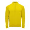 Epiro long sleeve unisex quarter zip sweatshirt Standard | Yellow | roly- | No Branding | not available | not available | not available