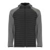 Minsk unisex hybrid insulated jacket Standard | Solid black-Heather black | roly-2XL | No Branding | not available | not available