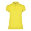 Star short sleeve women's polo Standard | Yellow | roly-XL | No Branding | not available | not available | not available