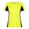 Shanghai short sleeve women's sports t-shirt Standard | Fluor Yellow-Solid black | roly- | No Branding | not available | not available | not available