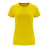 Capri short sleeve women's t-shirt Standard | Yellow | roly-2XL | No Branding | not available | not available | not available