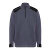 Maverick 280 g/m2 men's half zip sweater Standard | Lead-Solid black | 3XL | No Branding | not available | not available | not available