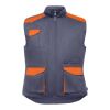 Armada multi-pocket workwear vest Standard | Lead-Orange | L | No Branding | not available | not available | not available
